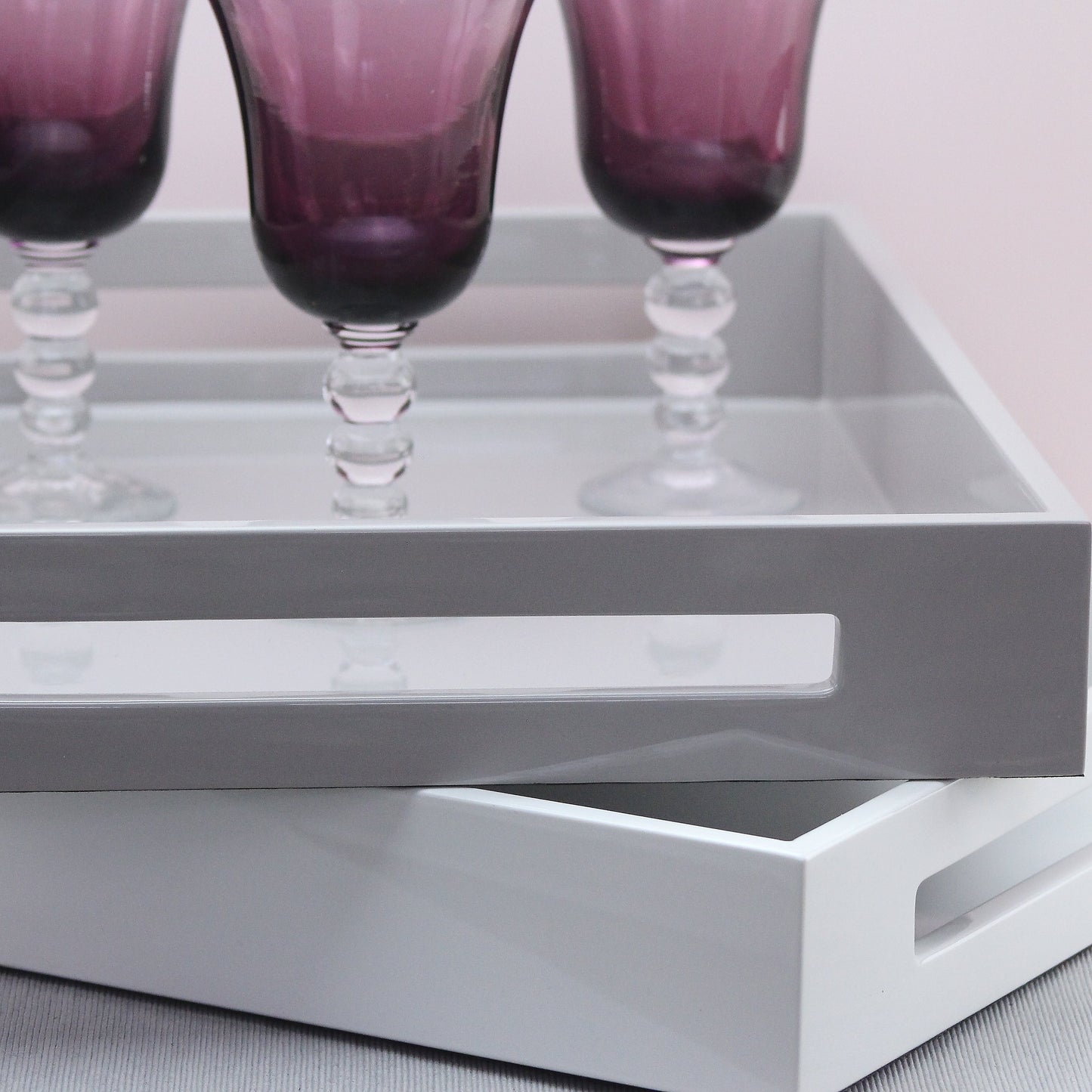 Lacquered Chiffon Tray