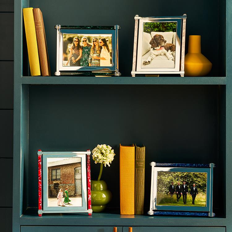 Pearl & Silver Acrylic Photo Frame