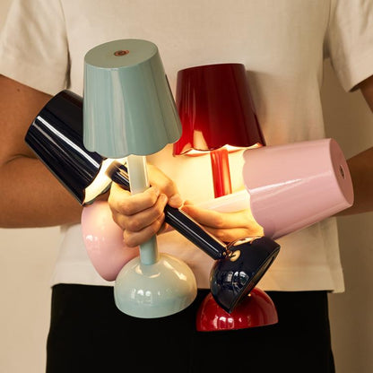 Scallop LED Lamp Navy 28cm