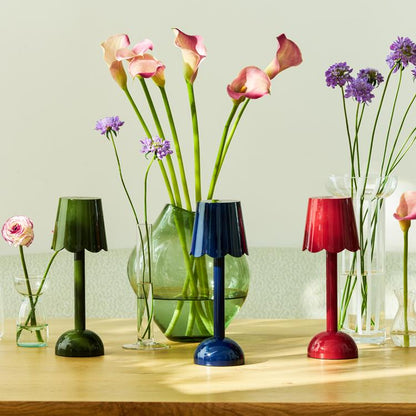 Scallop LED Lamp Khaki 28cm