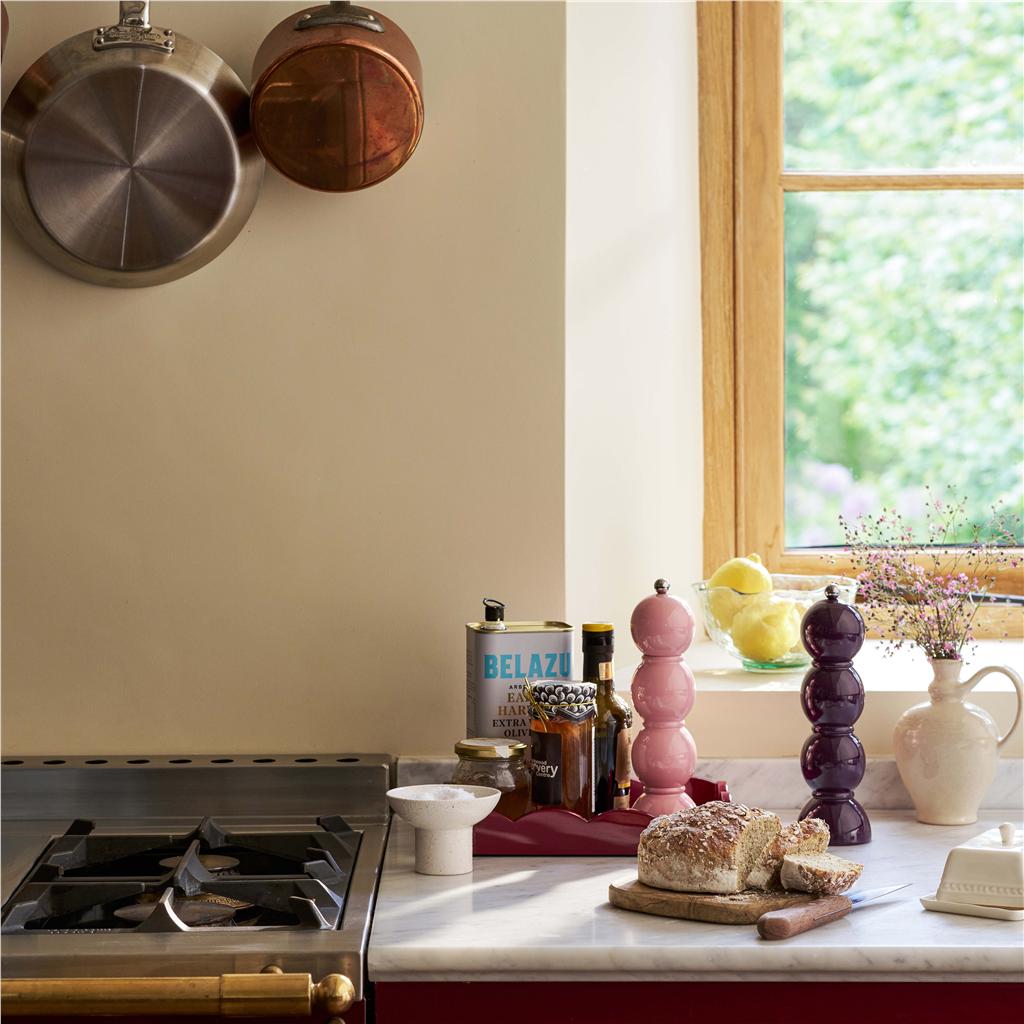 Aubergine Bobbin Lacquer Salt or Pepper Mill