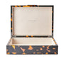 Large Tortoiseshell Box with Silver