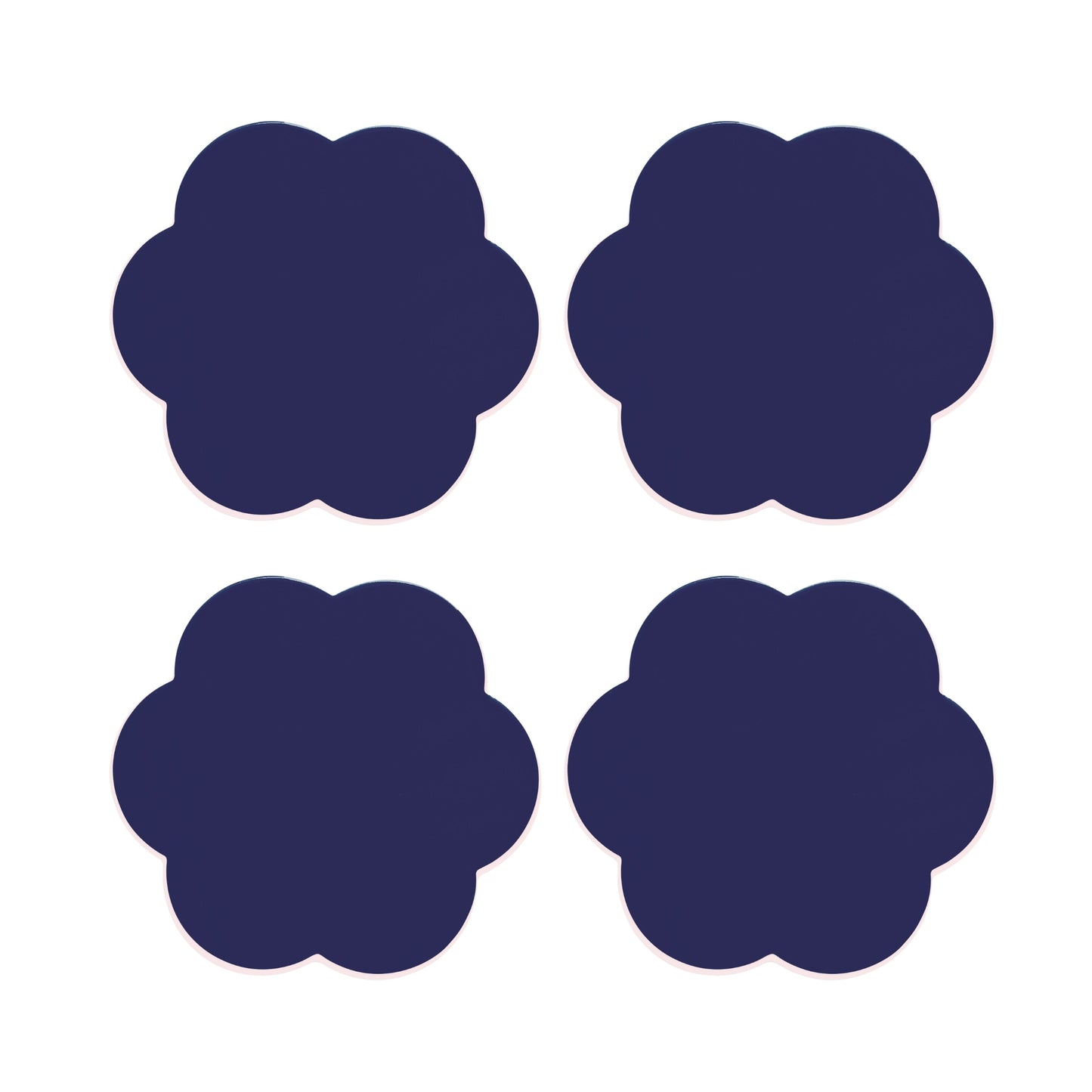 Navy Coasters – Set of 4