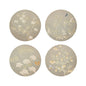 Chinoiserie Coaster Grey - Set of 4