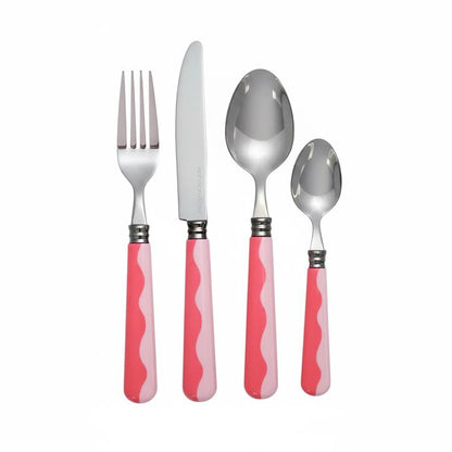 Wave Cutlery - Watermelon & Pink (16‑Piece Set)