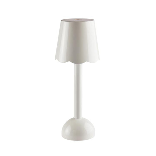 Scallop LED Lamp White 28cm