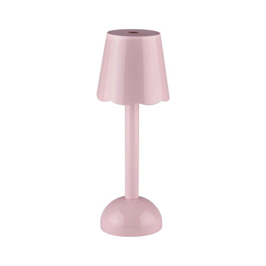 Scallop LED Lamp Pink 28cm
