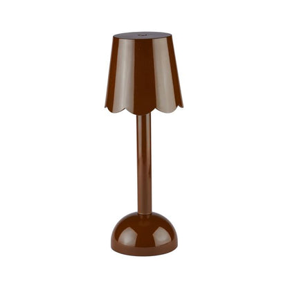 Scallop LED Lamp Chocolate 28cm