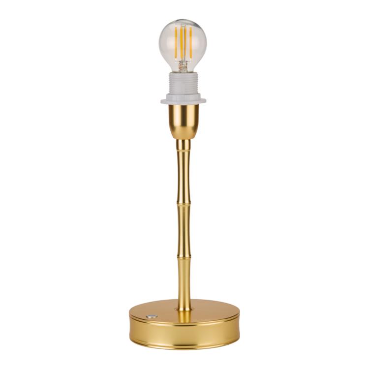 Bamboo Lamp Base Gold 25cm