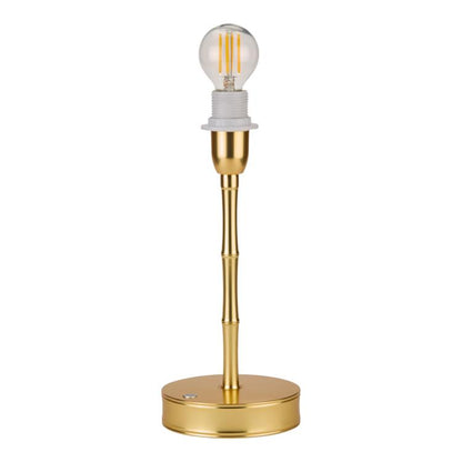 Bamboo Lamp Base Gold 25cm