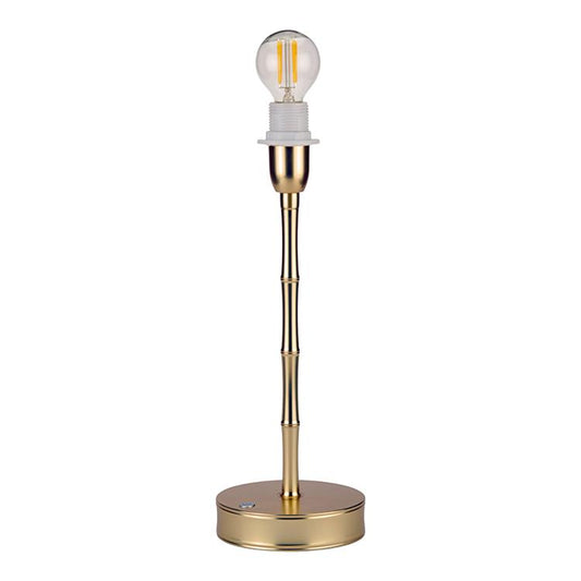 Bamboo Lamp Base Matt Gold 30cm