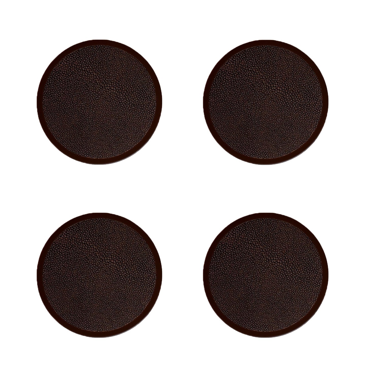 Anthracite Coasters - Set of 4