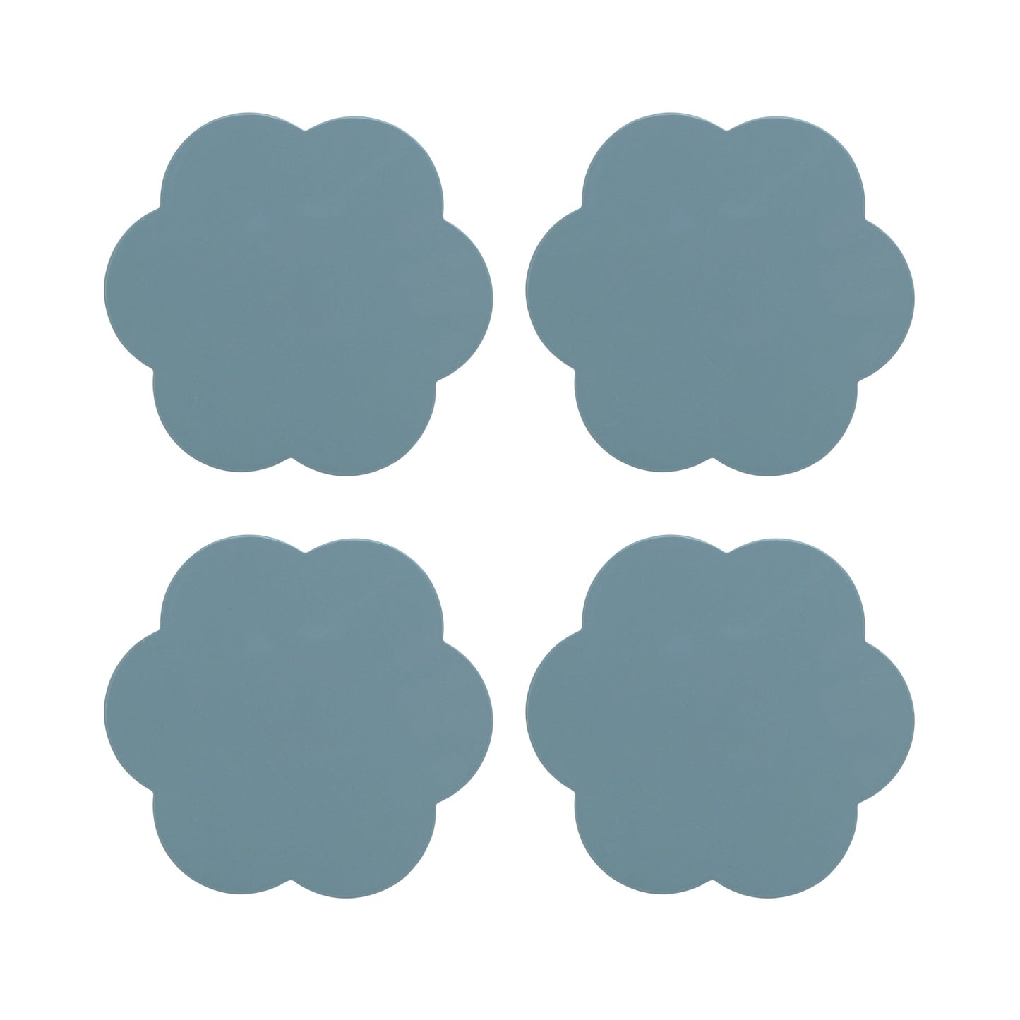 Chambray Blue Coasters – Set of 4