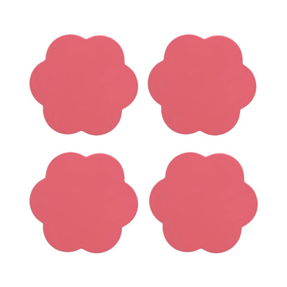 Watermelon Pink Coasters – Set of 4