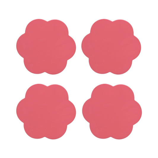 Watermelon Pink Coasters – Set of 4
