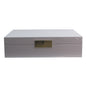 Large Chiffon Jewellery Box with Gold
