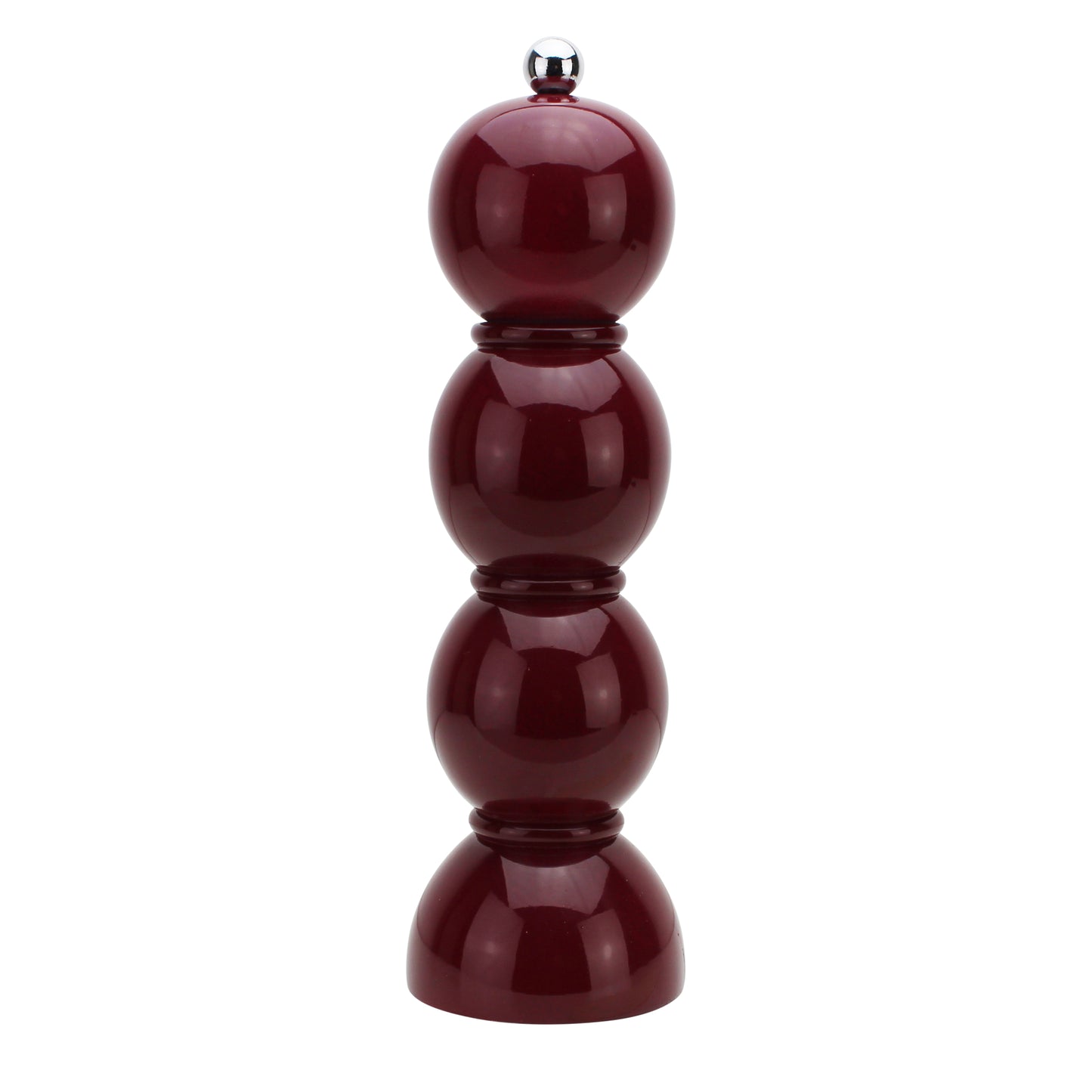 Cherry Lacquer Bobbin Salt or Pepper Mill